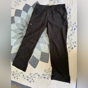 Women's Sleek Black Scrub Pants